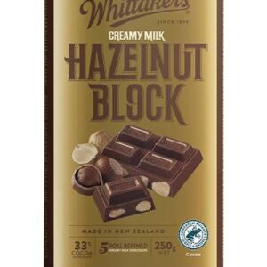 Whittaker's Hazelnut Block-250g