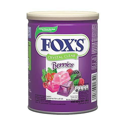 FOX Tin Crystal Clear Berries - 180g